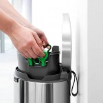 Мусорный бак с педалью Brabantia 482007 Pedal Bin FlatBack+ 30 литров Мусорный бак с педалью Brabantia 482007 Pedal Bin FlatBack+ 30 литров