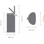 Мусорный бак с педалью Brabantia 482021 Pedal Bin FlatBack+ 40 литров Мусорный бак с педалью Brabantia 482021 Pedal Bin FlatBack+ 40 литров
