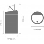 Мусорный бак Brabantia 484506 Touch Bin 60 литров Мусорный бак Brabantia 484506 Touch Bin 60 литров