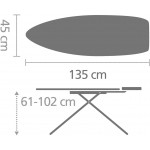 Гладильная доска 135x45 см Brabantia 108945 Lavender / Metallic Grey Гладильная доска 135x45 см Brabantia 108945 Lavender / Metallic Grey