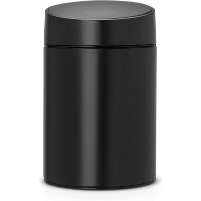 Мусорный бак Brabantia 483189 Slide Bin (5л) черная пластиковая крышка Мусорный бак Brabantia 483189 Slide Bin (5л) черная пластиковая крышка