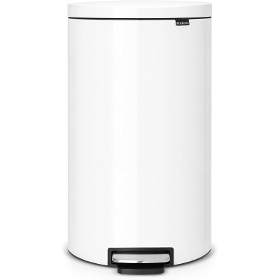 Мусорный бак с педалью 30 литров Brabantia 485206 бесшумный Pedal Bin FlatBack+ Мусорный бак с педалью 30 литров Brabantia 485206 бесшумный Pedal Bin FlatBack+