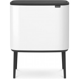 Бак для мусора Brabantia 313547 Touch Bin Bo, 11 + 23 л Бак для мусора Brabantia 313547 Touch Bin Bo, 11 + 23 л