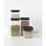 Набор емкостей для хранения 2х0,7 л, 2х1,6 л, 4 шт Brabantia 122422 Tasty+ Набор емкостей для хранения 2х0,7 л, 2х1,6 л, 4 шт Brabantia 122422 Tasty+