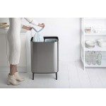 Бак для мусора Brabantia 130649 Bo Touch Bin Hi 2х30 л Бак для мусора Brabantia 130649 Bo Touch Bin Hi 2х30 л