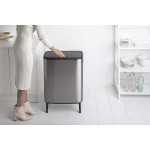 Бак для мусора Brabantia 130649 Bo Touch Bin Hi 2х30 л Бак для мусора Brabantia 130649 Bo Touch Bin Hi 2х30 л