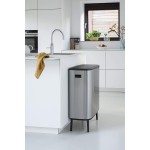 Бак для мусора Brabantia 130649 Bo Touch Bin Hi 2х30 л Бак для мусора Brabantia 130649 Bo Touch Bin Hi 2х30 л