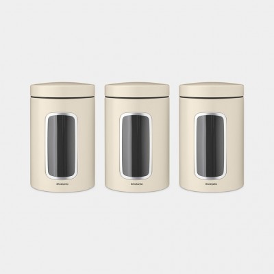 Набор емкостей с крышкой для продуктов 1,4 л, 3 шт Brabantia 202469 Набор емкостей с крышкой для продуктов 1,4 л, 3 шт Brabantia 202469