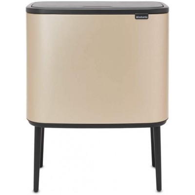 Бак для мусора 11 + 23 л Brabantia 304620 Touch Bin Bo Шампань Бак для мусора 11 + 23 л Brabantia 304620 Touch Bin Bo Шампань