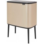 Бак для мусора 11 + 23 л Brabantia 304620 Touch Bin Bo Шампань Бак для мусора 11 + 23 л Brabantia 304620 Touch Bin Bo Шампань