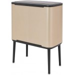 Бак для мусора 11 + 23 л Brabantia 304620 Touch Bin Bo Шампань Бак для мусора 11 + 23 л Brabantia 304620 Touch Bin Bo Шампань