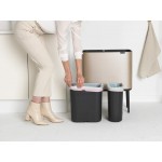 Бак для мусора 11 + 23 л Brabantia 304620 Touch Bin Bo Шампань Бак для мусора 11 + 23 л Brabantia 304620 Touch Bin Bo Шампань