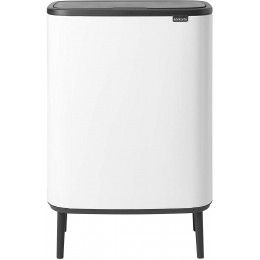 Бак для мусора 60 л Brabantia 130205 Bo Touch Bin Hi Белый Бак для мусора 60 л Brabantia 130205 Bo Touch Bin Hi Белый
