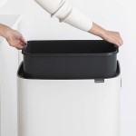 Бак для мусора 60 л Brabantia 130205 Bo Touch Bin Hi Белый