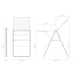 Сушилка для белья 20 м Brabantia 403422 Серый металлик Сушилка для белья 20 м Brabantia 403422 Серый металлик