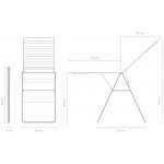 Сушилка для белья 25 м Brabantia 403484 Серый металлик Сушилка для белья 25 м Brabantia 403484 Серый металлик