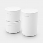 Набор емкостей для косметики, 3 шт Brabantia 281327 Белый Набор емкостей для косметики, 3 шт Brabantia 281327 Белый