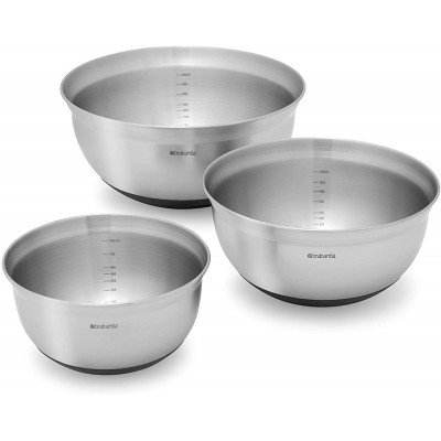 Набор мисок из 3 предметов: 1л, 1,6л, 3л Brabantia 363900