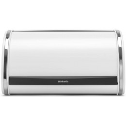 Хлебница 17,3х31,6х26,5 см Brabantia 306044 белая со сдвигающейся крышкой