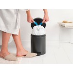Бак для мусора с педалью Brabantia NewIcon Pedal Bin 5 л, графитовый (233463) Бак для мусора с педалью Brabantia NewIcon Pedal Bin 5 л, графитовый (233463)
