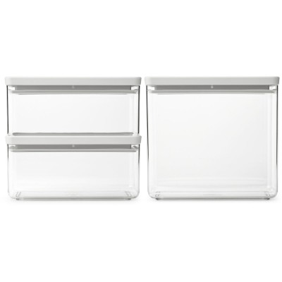 Набор емкостей для хранения Brabantia Tasty 2х1,5л + 1х3,5л (230806) Набор емкостей для хранения Brabantia Tasty 2х1,5л + 1х3,5л (230806)