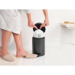Бак для мусора с педалью Brabantia NewIcon Pedal Bin 3 л, графитовый (233449) Бак для мусора с педалью Brabantia NewIcon Pedal Bin 3 л, графитовый (233449)