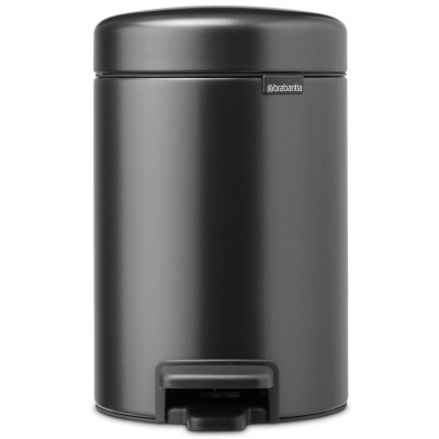 Бак для мусора с педалью Brabantia NewIcon Pedal Bin 3 л, графитовый (233449) Бак для мусора с педалью Brabantia NewIcon Pedal Bin 3 л, графитовый (233449)