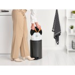 Бак для мусора с педалью Brabantia NewIcon Pedal Bin 12 л, графитовый (233487) Бак для мусора с педалью Brabantia NewIcon Pedal Bin 12 л, графитовый (233487)