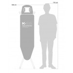 Дошка для прасування Rolser K-22 Black Tube Logos Gris (K06016-2063) Дошка для прасування Rolser K-22 Black Tube Logos Gris (K06016-2063)