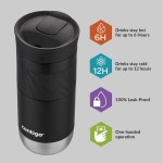Термостакан 0,47 л Contigo 2194896 BYRON 16 2.0 черный глянцевый Термостакан 0,47 л Contigo 2194896 BYRON 16 2.0 черный глянцевый