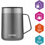 Термочашка 0,42 л Contigo 2174673 Streeterville серый Термочашка 0,42 л Contigo 2174673 Streeterville серый