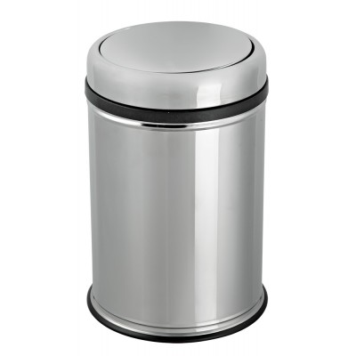 Корзина EFOR METAL 802 PRACTICAL глянец с поворотной крышкой 11 л