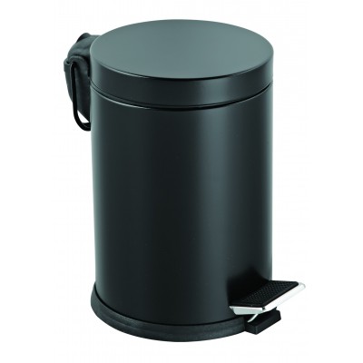 Корзина EFOR METAL 315S черная с педалью 12 л