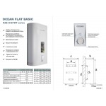 Водонагрівач OCEAN FLAT RZB100M, ET+WT BASIC 100л Водонагрівач OCEAN FLAT RZB100M, ET+WT BASIC 100л