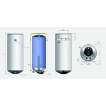 Водонагрівач Eldom Eureka 80 SLIM 2x1.0 kW WV08039D