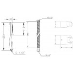 Душевой гарнитур без штанги GENEBRE Kode KO17OV (DXO345+1001356000+10006845) Душевой гарнитур без штанги GENEBRE Kode KO17OV (DXO345+1001356000+10006845)