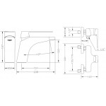 Набор смесителей для раковины и душа GENEBRE Kode 1+1 02KO-shower (62130084566+62110314567) Набор смесителей для раковины и душа GENEBRE Kode 1+1 02KO-shower (62130084566+62110314567)