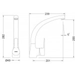 Смеситель для кухонной раковины GENEBRE K8 (61203284566) Смеситель для кухонной раковины GENEBRE K8 (61203284566)