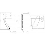 Душевой гарнитур без штанги GENEBRE Ge2 eco GE17CO (1001754501+1001356000+10015245) Душевой гарнитур без штанги GENEBRE Ge2 eco GE17CO (1001754501+1001356000+10015245)