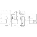 Комплект для гигиенического душа GENEBRE Tau TAU45cube (10069445+65115184566+167904) Комплект для гигиенического душа GENEBRE Tau TAU45cube (10069445+65115184566+167904)
