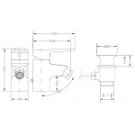 Смеситель для биде GENEBRE Klip c донным клапаном 64140164567 (64140164566+10020045) Смеситель для биде GENEBRE Klip c донным клапаном 64140164567 (64140164566+10020045)