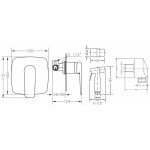 Комплект для гигиенического душа GENEBRE Kode KODE45ov (10069445+62115314566+168004) Комплект для гигиенического душа GENEBRE Kode KODE45ov (10069445+62115314566+168004)