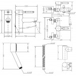 Набор смесителей для ванны без штанги GENEBRE Tau 03TA1-bath (65135184566+65100184566) Набор смесителей для ванны без штанги GENEBRE Tau 03TA1-bath (65135184566+65100184566)