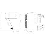 Душевой гарнитур без штанги GENEBRE Klip KL17CY (1001974500+1001356000+10015345) Душевой гарнитур без штанги GENEBRE Klip KL17CY (1001974500+1001356000+10015345)