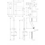 Набор для ванны со штангой GENEBRE Oslo 04OSV17TA (65130194566+65100194566+163645) Набор для ванны со штангой GENEBRE Oslo 04OSV17TA (65130194566+65100194566+163645)