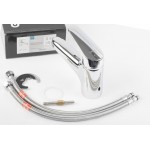 Смеситель для раковины GENEBRE Ge2 Plus c донным клапаном 61130224567 (61130224566+10020045)