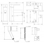 Набор смесителей для душа без штанги GENEBRE Oslo 03OS-shower (65110194566+65130194566)