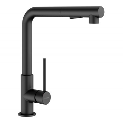 Смеситель для кухонной раковины с выдвижным изливом GENEBRE Tau, Black(FRV6120841) Смеситель для кухонной раковины с выдвижным изливом GENEBRE Tau, Black(FRV6120841)