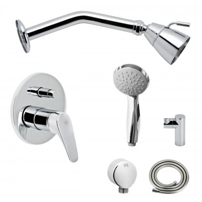 Душевой набор GENEBRE 02Ge2-showerset2 Душевой набор GENEBRE 02Ge2-showerset2