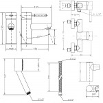Набор смесителей для душа без штанги GENEBRE Tau 03TA1-shower (65135184566+65110184566) Набор смесителей для душа без штанги GENEBRE Tau 03TA1-shower (65135184566+65110184566)